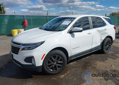 2022 Chevrolet Equinox Awd Lt из США, поврежденный, VIN 3GNAXUEV6NL219266